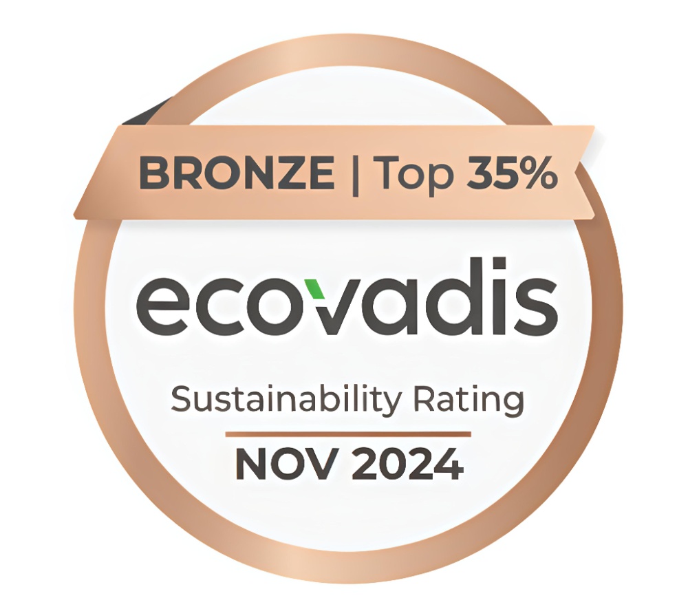 EcoVadis企业社会责任评估铜牌